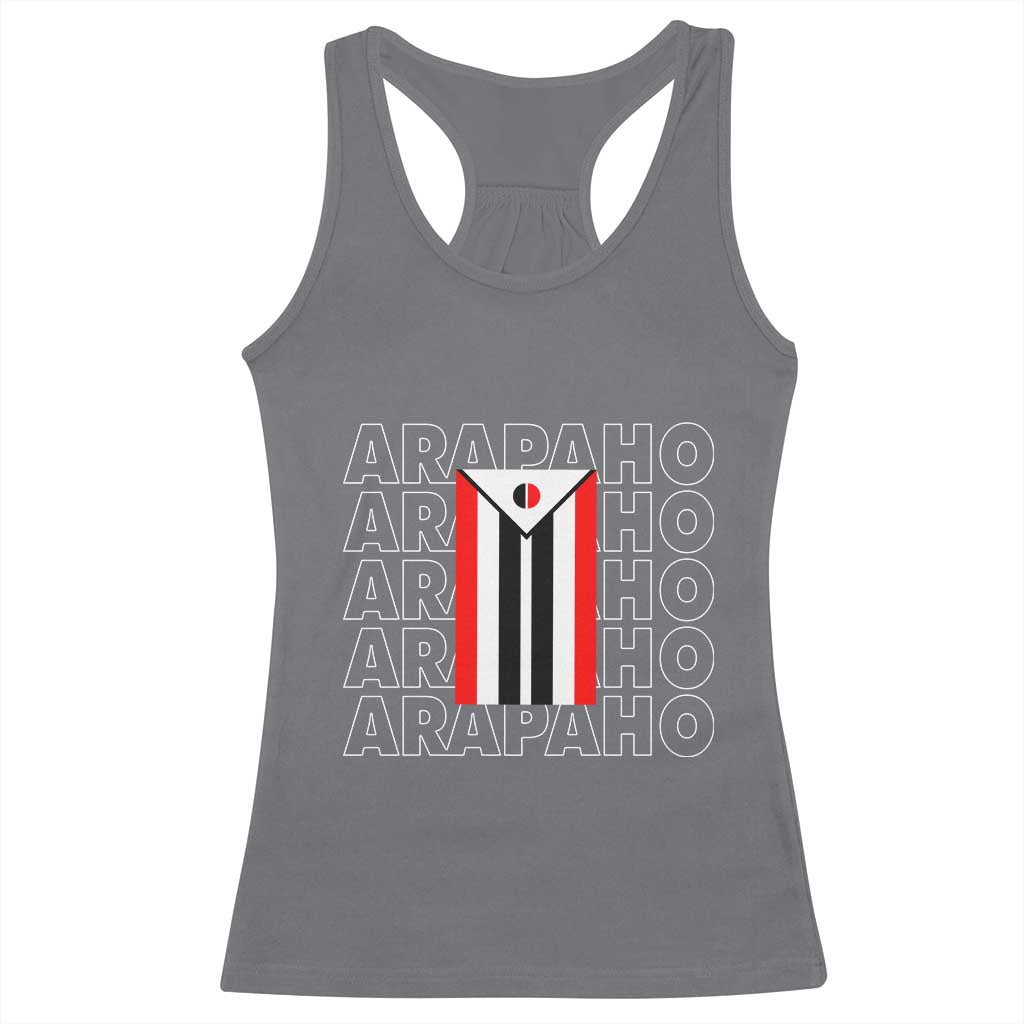 Arapaho Nation Flag Symbol Racerback Tank Top