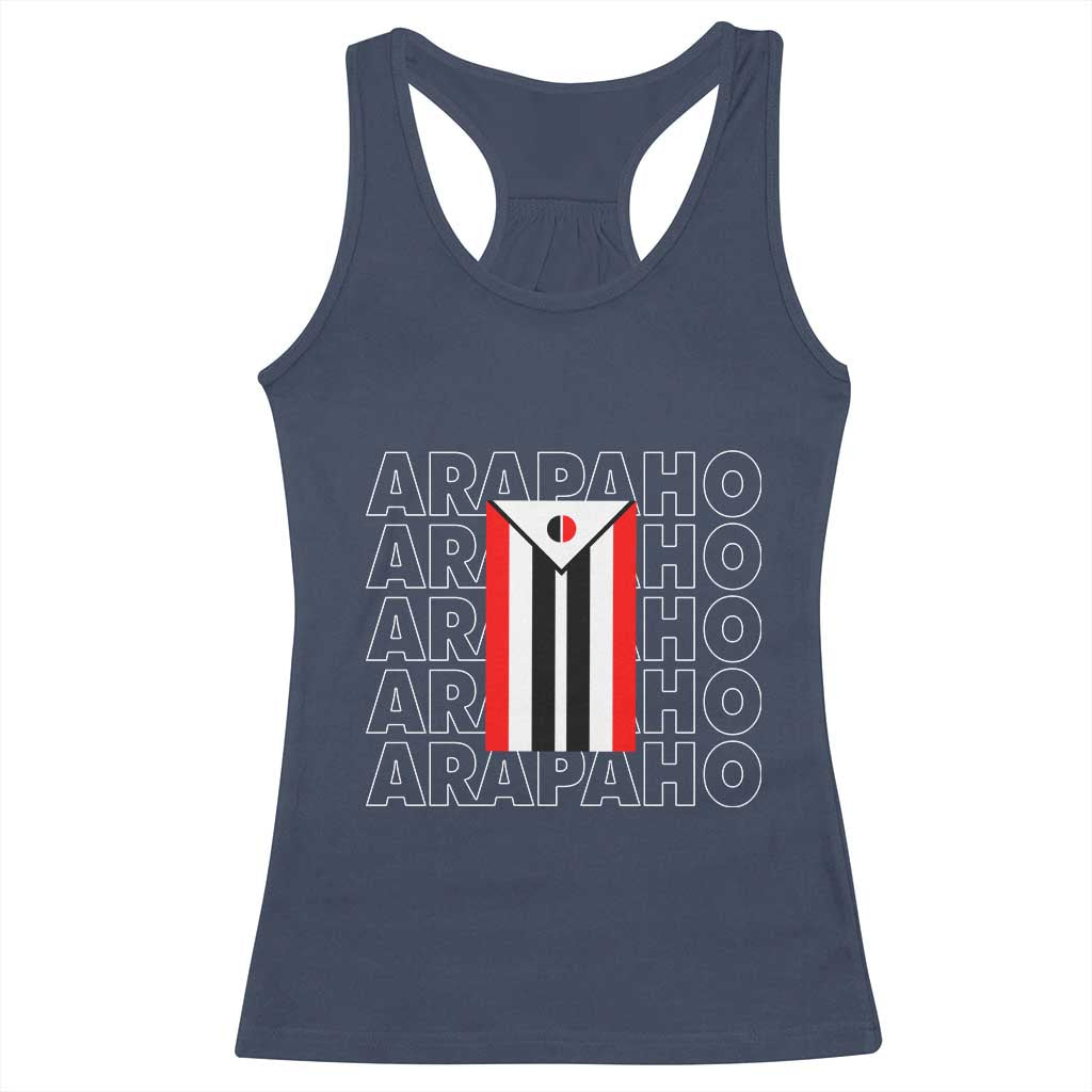 Arapaho Nation Flag Symbol Racerback Tank Top