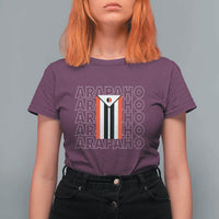 Arapaho Nation Flag Symbol T Shirt For Women