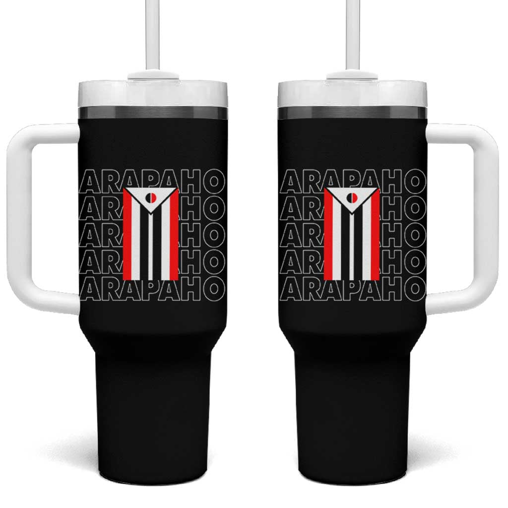 Arapaho Nation Flag Symbol Tumbler With Handle