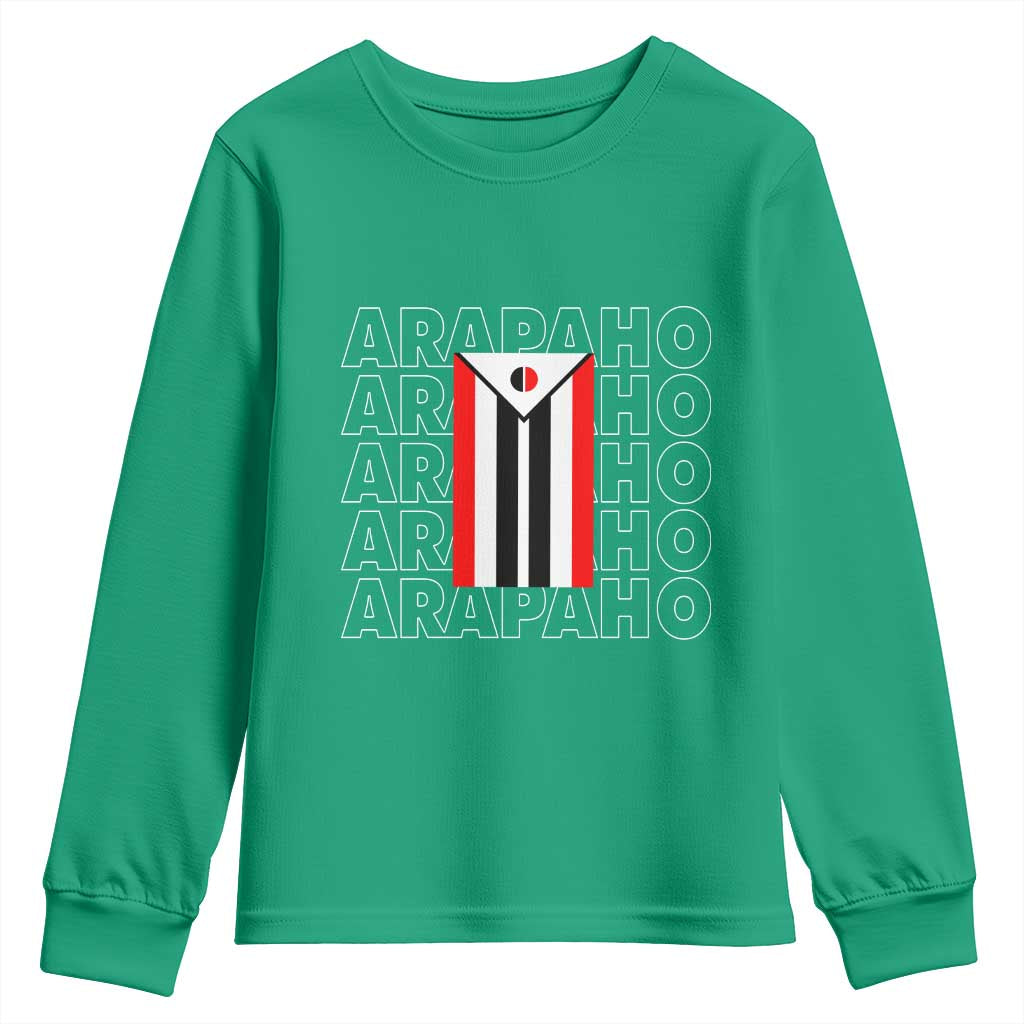 Arapaho Nation Flag Symbol Youth Sweatshirt