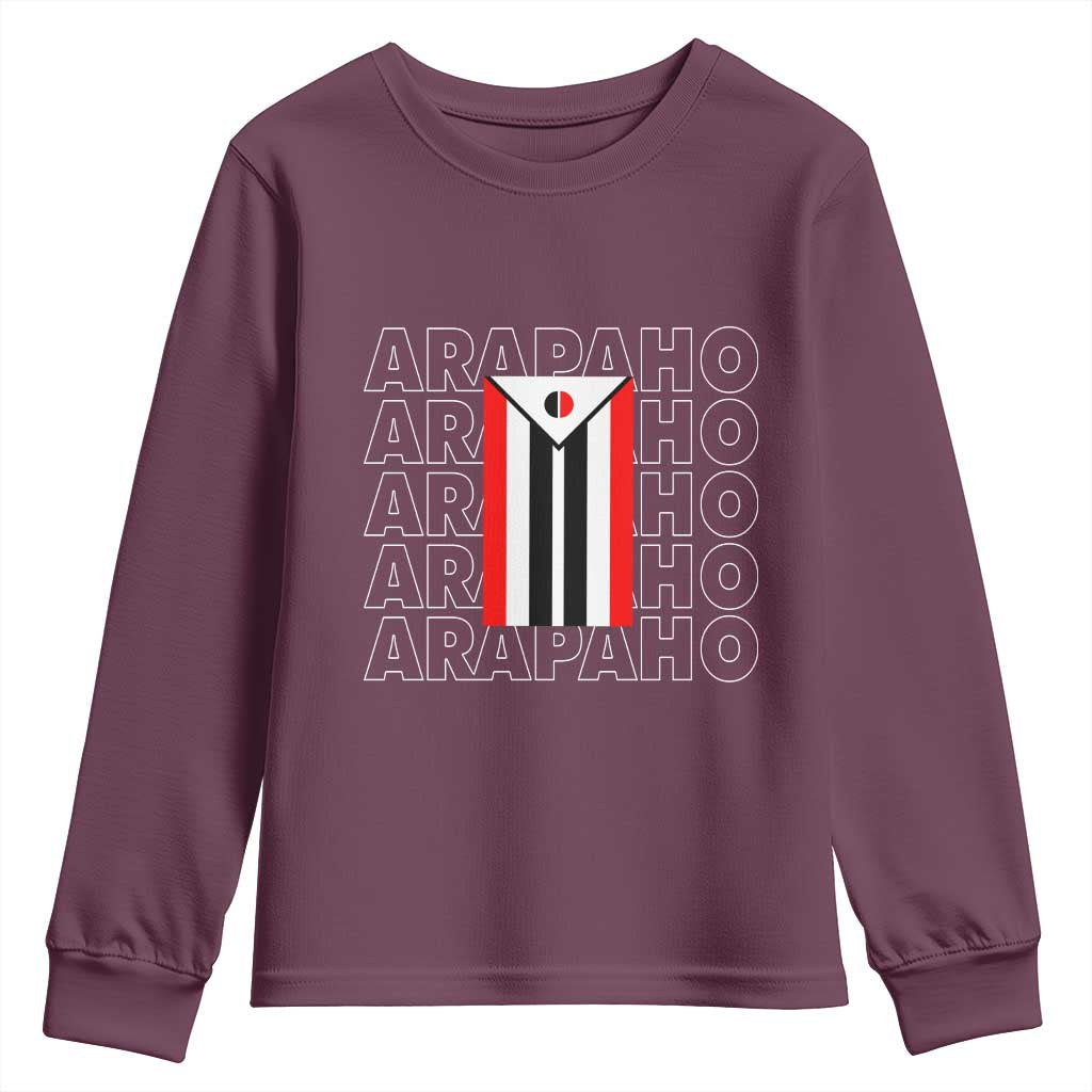 Arapaho Nation Flag Symbol Youth Sweatshirt