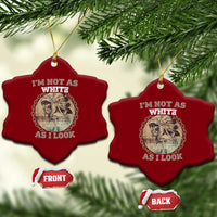 Native American Heritage Ceramic Ornament I'm Not As White As I Look