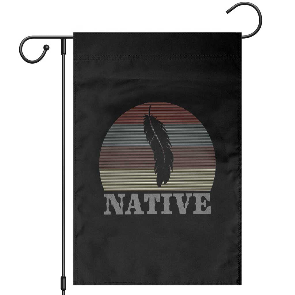 Native Indian American Pride Indigenous Native American Garden Flag