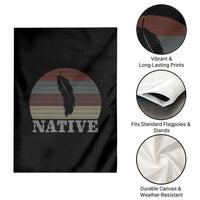 Native Indian American Pride Indigenous Native American Garden Flag