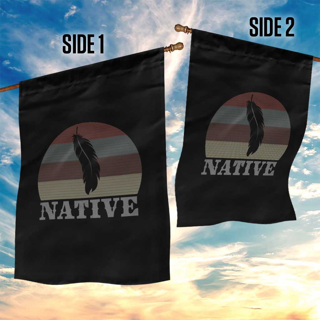 Native Indian American Pride Indigenous Native American Garden Flag