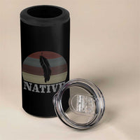 Native Indian American Pride Indigenous Native American 4 in 1 Can Cooler Tumbler