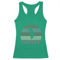 Native Indian American Pride Indigenous Native American Racerback Tank Top