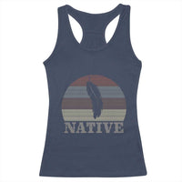 Native Indian American Pride Indigenous Native American Racerback Tank Top