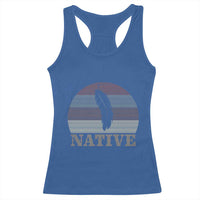 Native Indian American Pride Indigenous Native American Racerback Tank Top