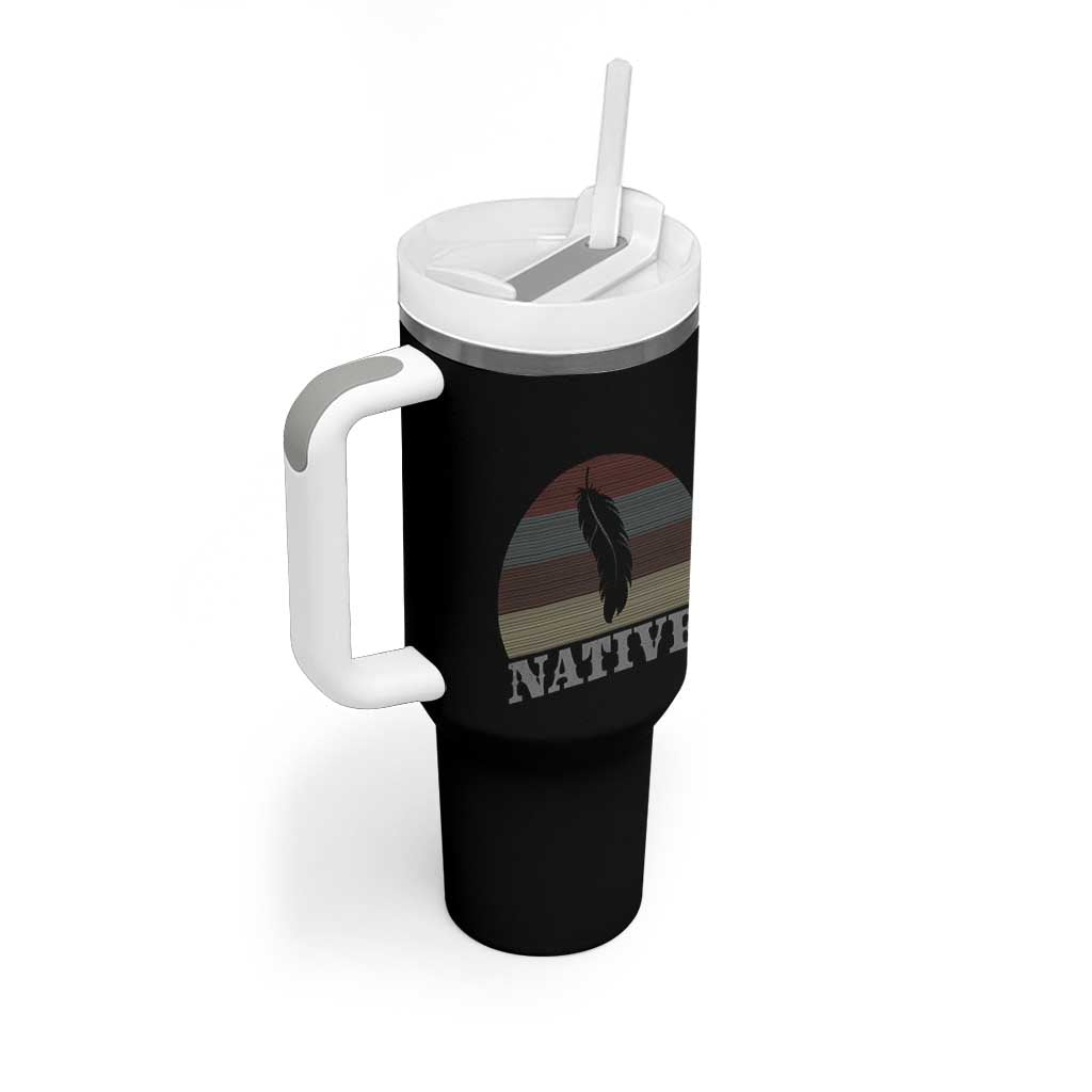 Native Indian American Pride Indigenous Native American Tumbler With Handle