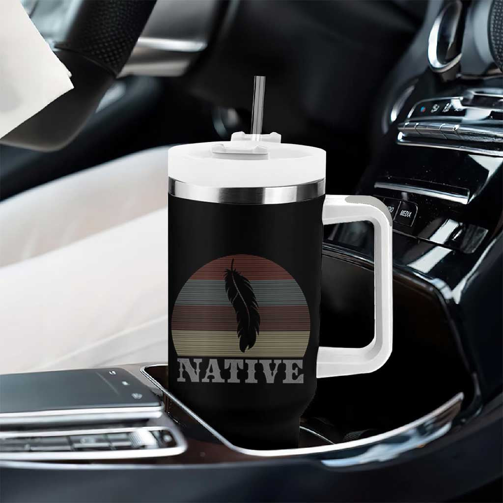 Native Indian American Pride Indigenous Native American Tumbler With Handle