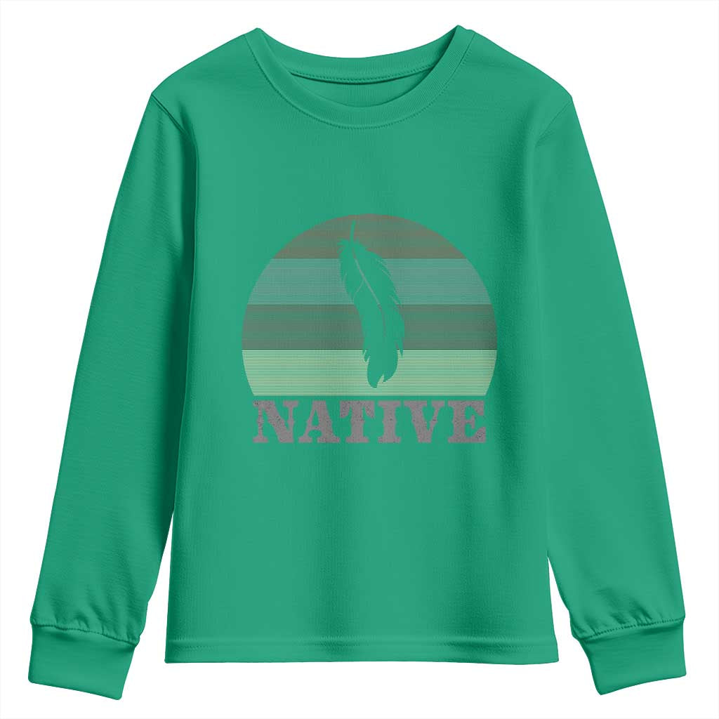 Native Indian American Pride Indigenous Native American Youth Sweatshirt