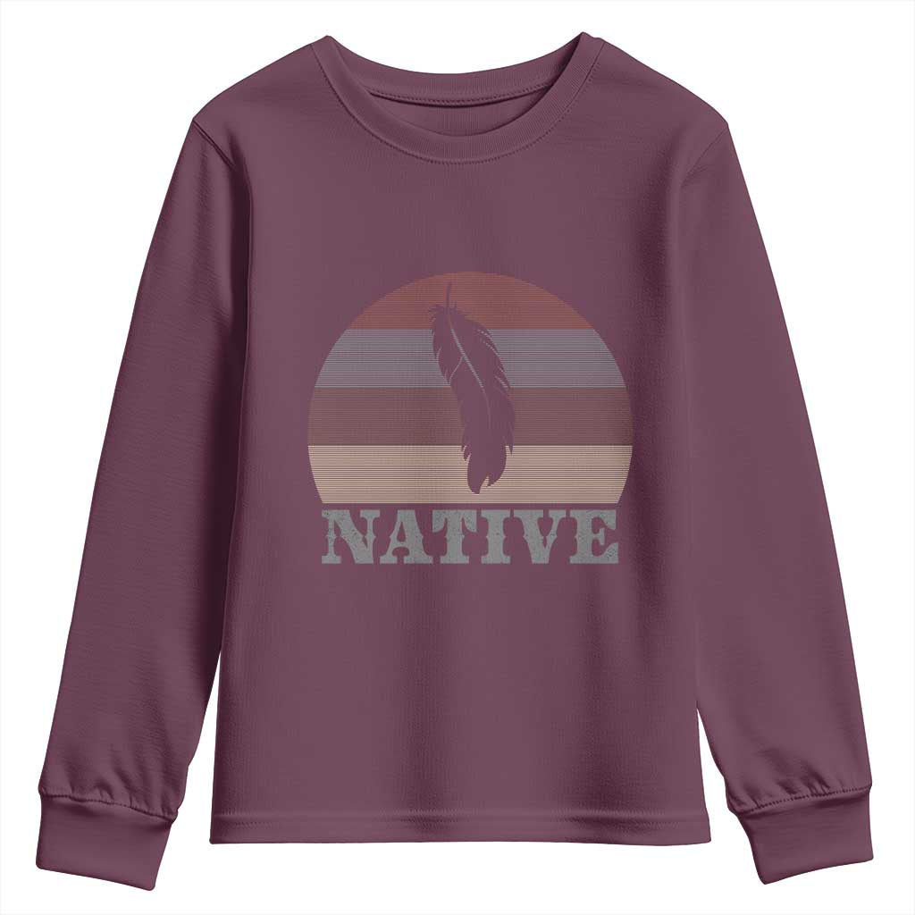 Native Indian American Pride Indigenous Native American Youth Sweatshirt