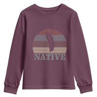 Native Indian American Pride Indigenous Native American Youth Sweatshirt