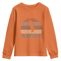 Native Indian American Pride Indigenous Native American Youth Sweatshirt