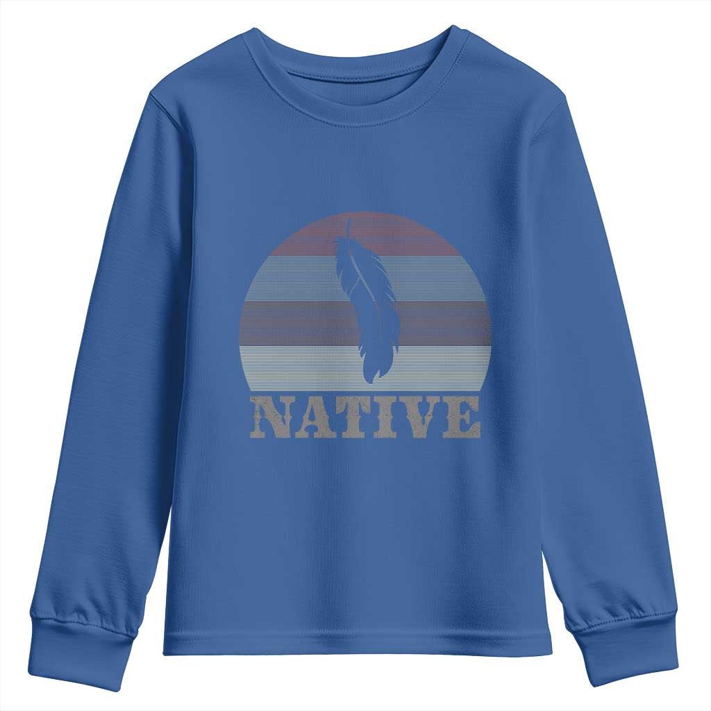 Native Indian American Pride Indigenous Native American Youth Sweatshirt