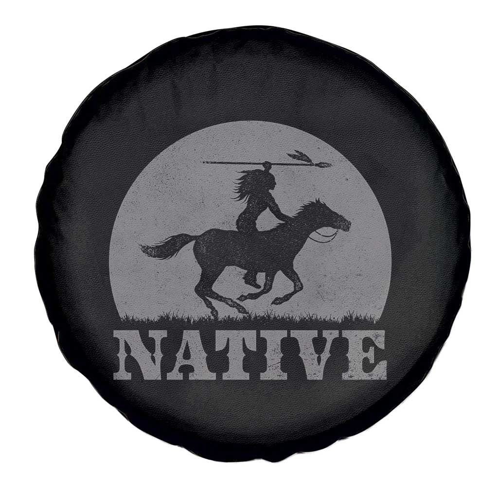Northwest Native American Knight Pride Mountain Warrior Spare Tire Cover