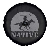 Northwest Native American Knight Pride Mountain Warrior Spare Tire Cover
