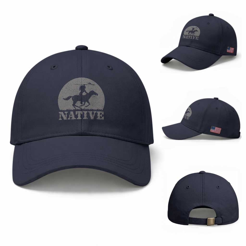 Northwest Native American Knight Pride Mountain Warrior Baseball Cap