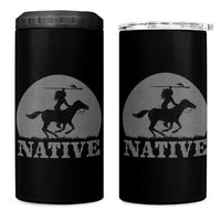 Northwest Native American Knight Pride Mountain Warrior 4 in 1 Can Cooler Tumbler