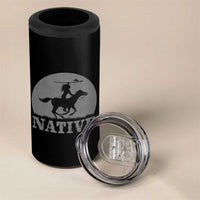 Northwest Native American Knight Pride Mountain Warrior 4 in 1 Can Cooler Tumbler