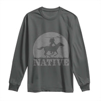 Northwest Native American Knight Pride Mountain Warrior Long Sleeve Shirt