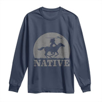 Northwest Native American Knight Pride Mountain Warrior Long Sleeve Shirt