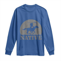 Northwest Native American Knight Pride Mountain Warrior Long Sleeve Shirt