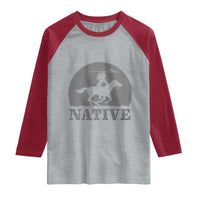 Northwest Native American Knight Pride Mountain Warrior Raglan Shirt