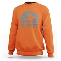 Northwest Native American Knight Pride Mountain Warrior Sweatshirt