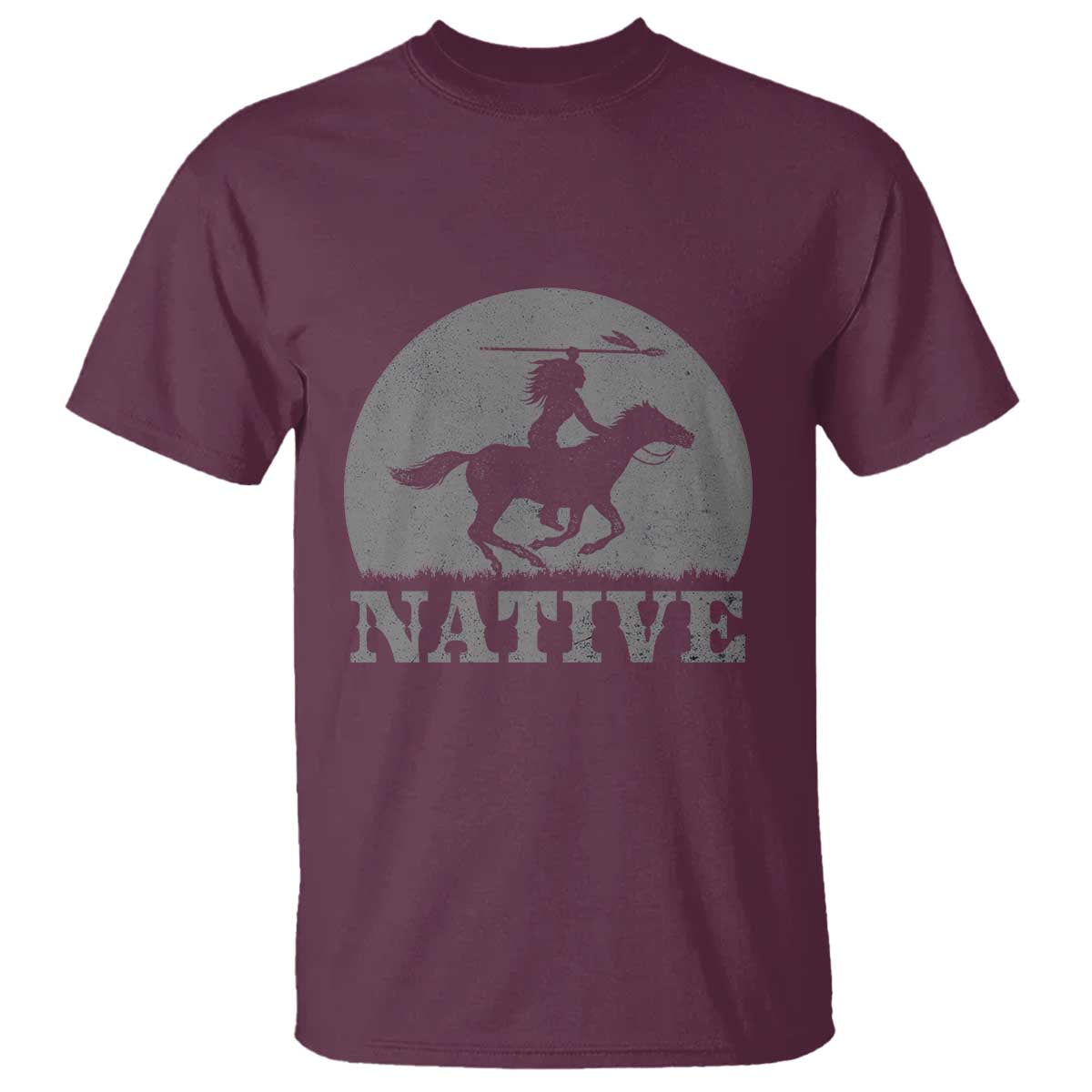Northwest Native American Knight Pride Mountain Warrior T Shirt