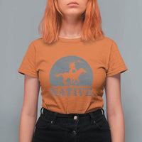 Northwest Native American Knight Pride Mountain Warrior T Shirt For Women