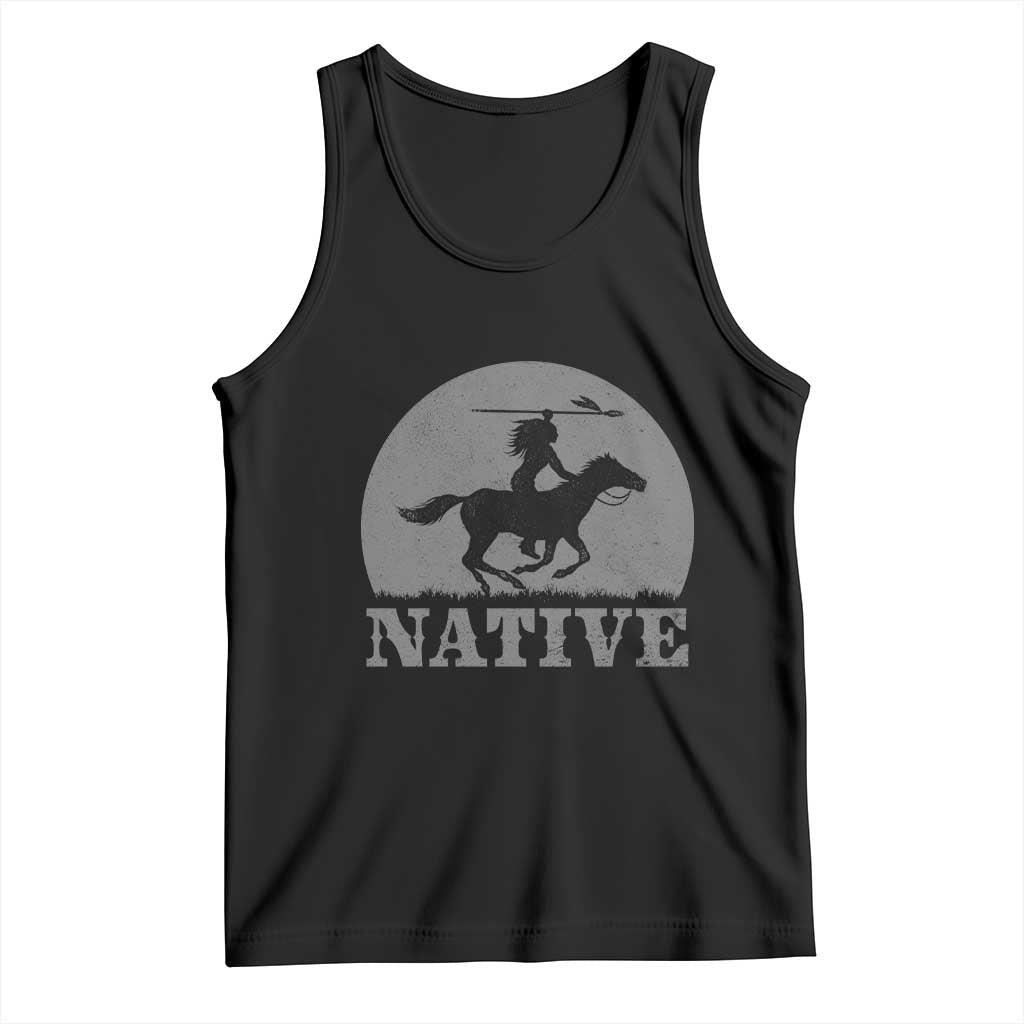 Northwest Native American Knight Pride Mountain Warrior Tank Top