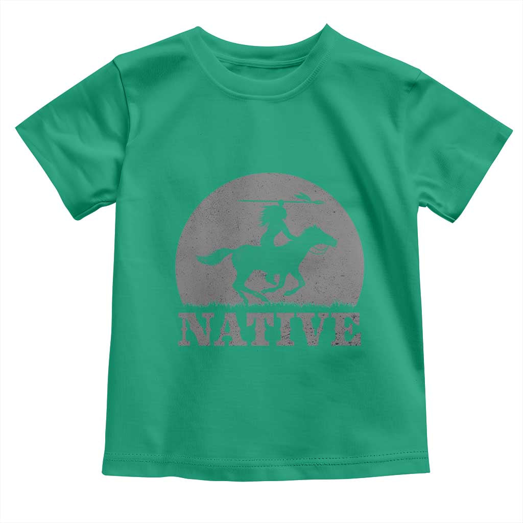 Northwest Native American Knight Pride Mountain Warrior Toddler T Shirt
