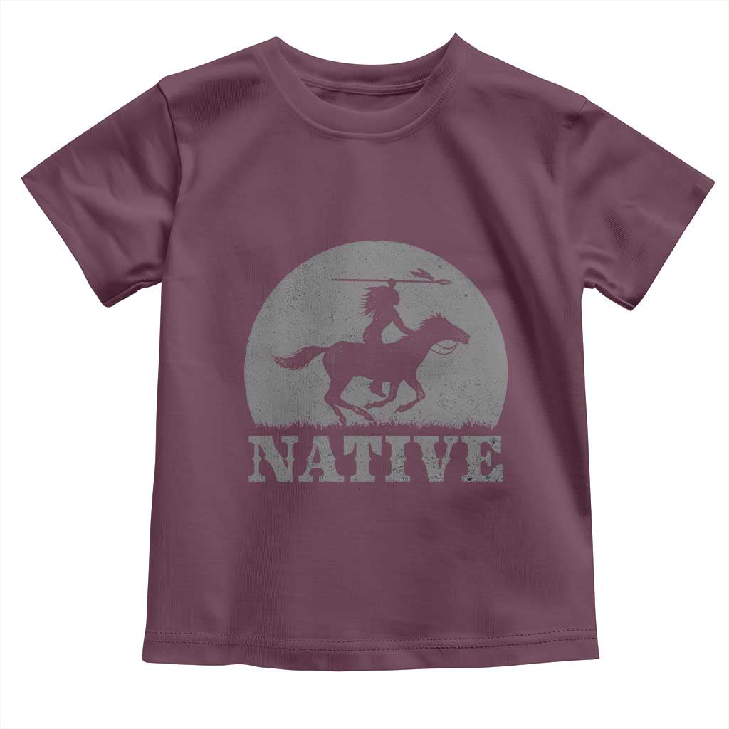 Northwest Native American Knight Pride Mountain Warrior Toddler T Shirt