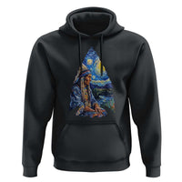 Native American Arrowhead Hunter Starry Night Hoodie