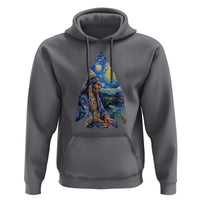 Native American Arrowhead Hunter Starry Night Hoodie