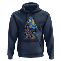 Native American Arrowhead Hunter Starry Night Hoodie