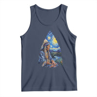 Native American Arrowhead Hunter Starry Night Tank Top