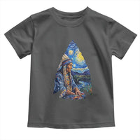 Native American Arrowhead Hunter Starry Night Toddler T Shirt