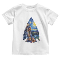 Native American Arrowhead Hunter Starry Night Toddler T Shirt