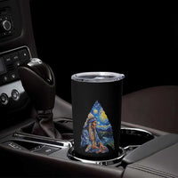 Native American Arrowhead Hunter Starry Night Tumbler Cup