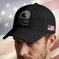 Never Underestimate An Old Man Native American Warrior Baseball Cap