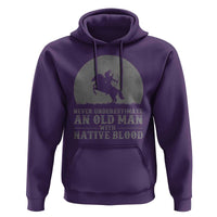 Never Underestimate An Old Man Native American Warrior Hoodie