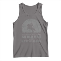 Never Underestimate An Old Man Native American Warrior Tank Top