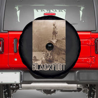 Blackfoot Native American Indians At Glacier National Park Spare Tire Cover
