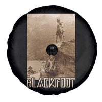 Blackfoot Native American Indians At Glacier National Park Spare Tire Cover