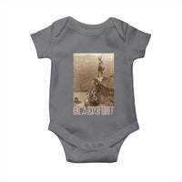 Blackfoot Native American Indians At Glacier National Park Baby Onesie