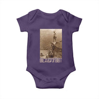 Blackfoot Native American Indians At Glacier National Park Baby Onesie